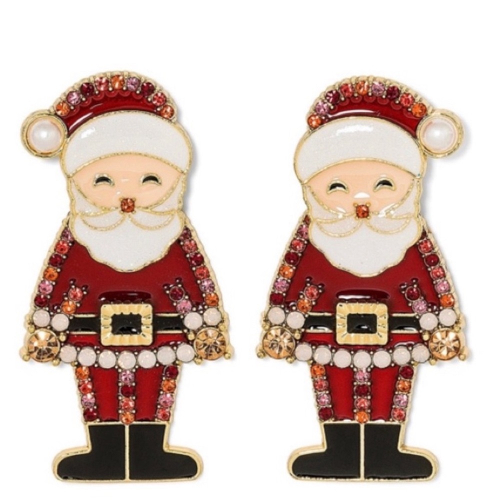 NWT Sugarfix by Baublebar Christmas Santa Earrings🎅🏼✨